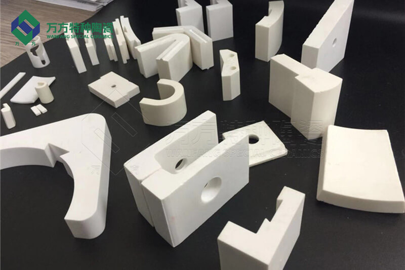 Aluminum oxide wear-resistant ceramic shaped parts