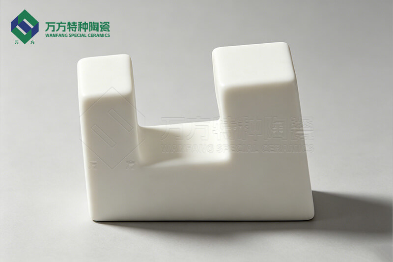 Wear resistant ceramic shaped parts